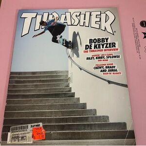 Thrasher Magazine with Skateboarder Cover